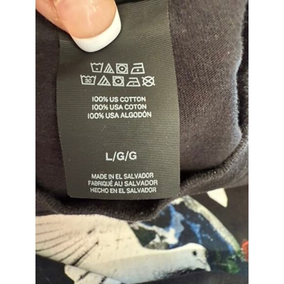 "HANES" GOOD NEWS -CHRIST DIED FOR US T-Shirt SZ L Church US Grown Cotton - Picture 5 of 7